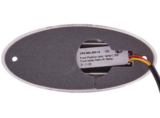 LED Posisjonslykt Hvit 12V Hella 