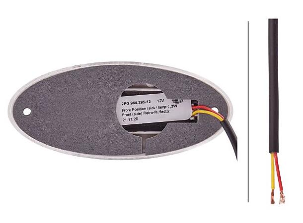 LED Posisjonslykt Hvit 12V Hella 