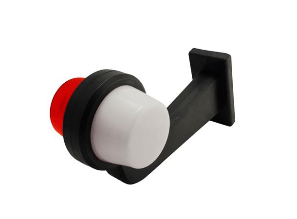 MARK.LYKT, RØD/HVIT, LANG ARM GYLLE 