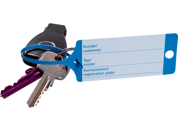 Nøkkelbrikke  Blå 100st Eichner 