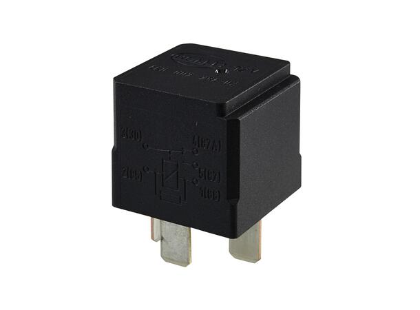 Vekselrele 12V 20/30A m/motstand Hella 