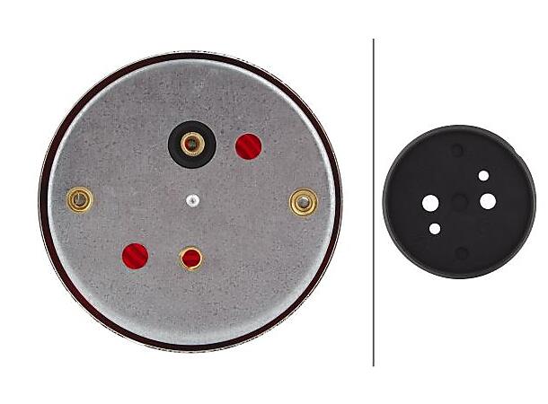 Baklykt/toppmark.rød Hella 