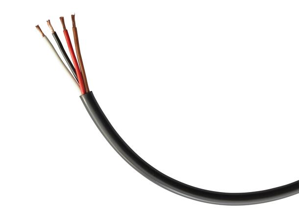 Kabel 4-leder 1.5mm² svart Hella (50M pris pr meter) 