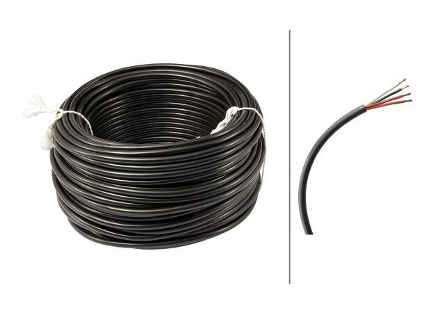 Kabel 4-leder 1.5mm² svart Hella (50M pris pr meter) 