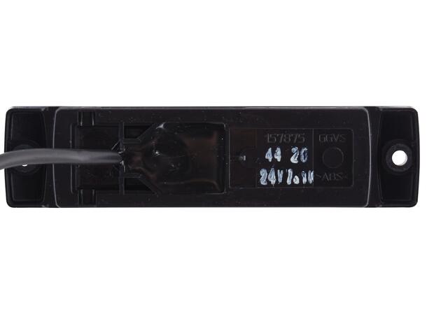 LED Markeringslykt 24V 1Led Rød 5000mm Hella 