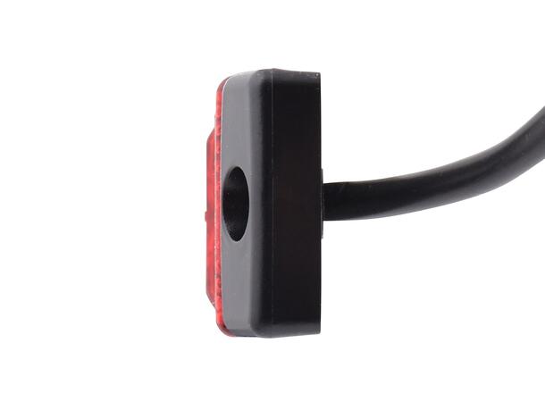 LED Markeringslykt 24V 1Led Rød 5000mm Hella 