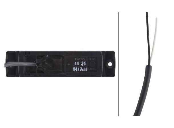 LED Markeringslykt 24V 1Led Rød 5000mm Hella 