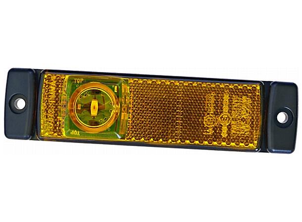 LED Sidemarkeringslykt 24v 1led Gul Hella 