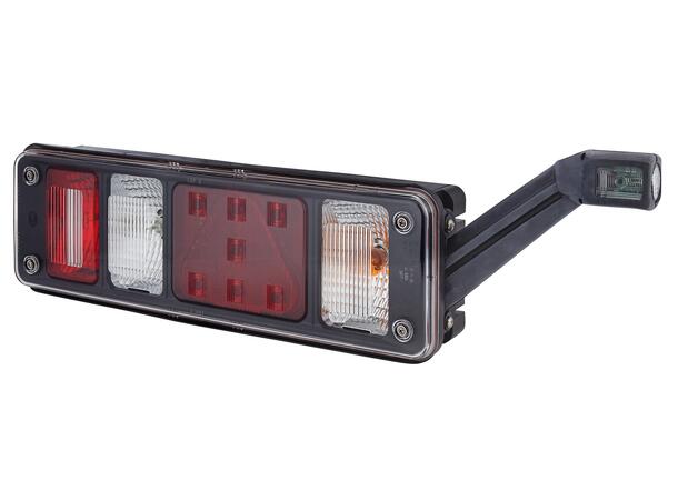 Led hybrid multifunksj.baklykt 24v høyre Hella 