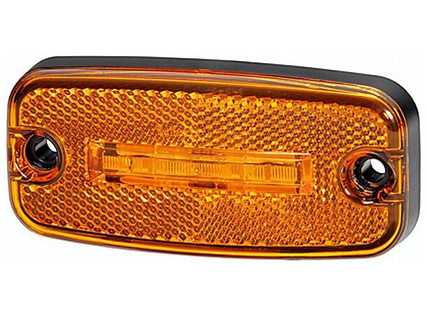 Sidemarkeringslykt LED 24v Gul 500mm Hella 