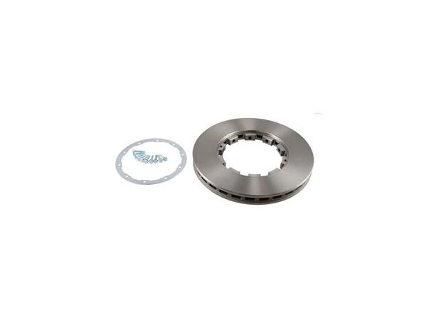 Bremseskive DAF M/ mont detaljer Textar 