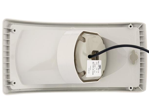 LED blinklykt 24v hvitt glass Hella 