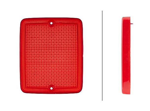 GLASS/2SD 004 431-011 RØD Hella 