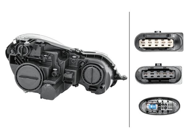 Bi-Xenon/H7 Lysk. MB 211 06/06- Ve Hella 