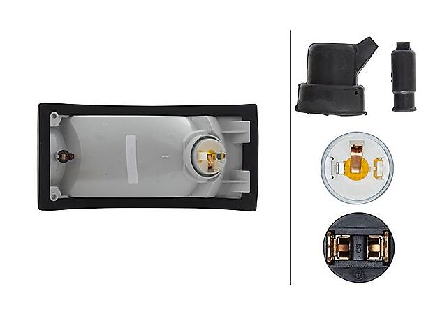 Lykt blink/posisjonslys f/buss Hella 