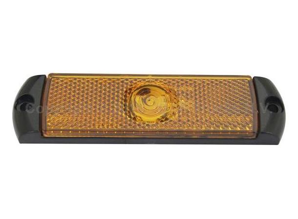 Sidemarkeringslys LED gul 24v 1,5m kabel TRP 