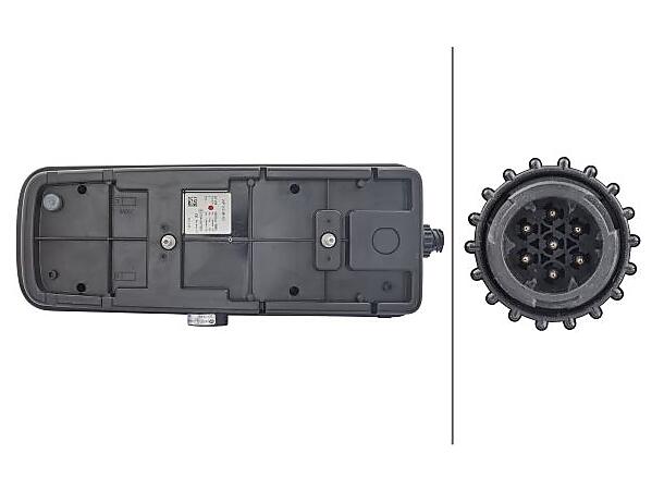 Baklampe Høyre MAN Hella 