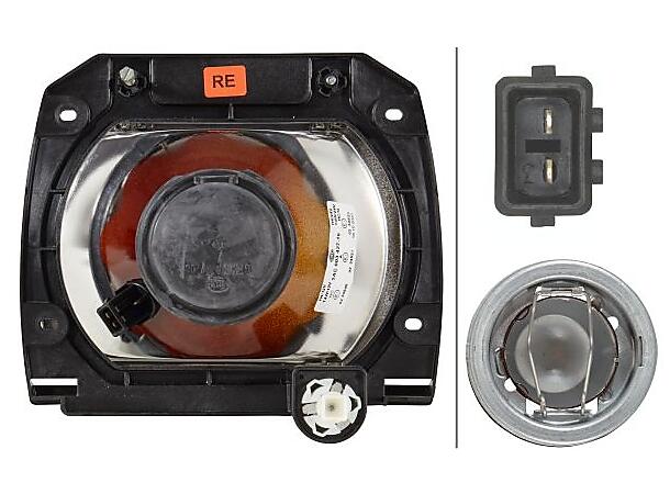 Hovedlys H4 høyre Hella 