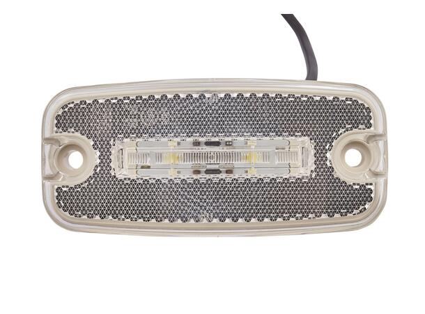 LED posisjonslykt 24V Hvit Hella 