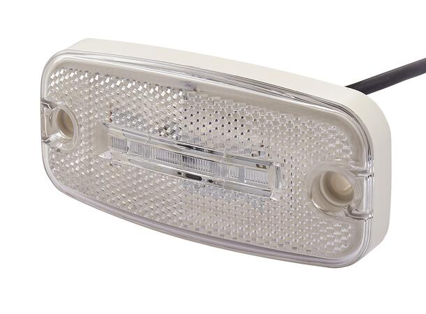 LED posisjonslykt 24V Hvit Hella 