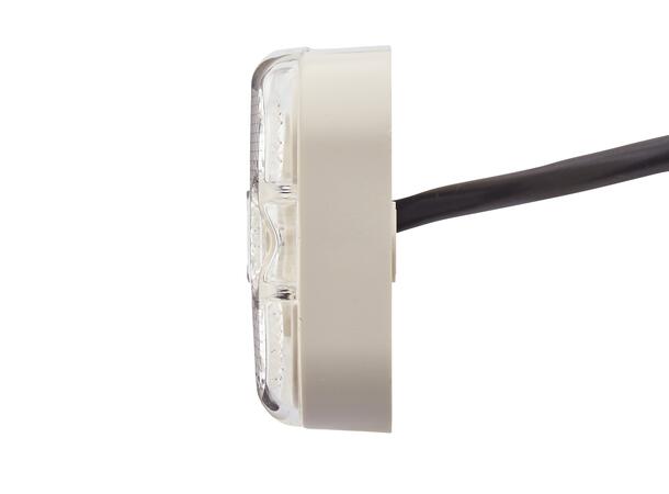 LED posisjonslykt 24V Hvit Hella 