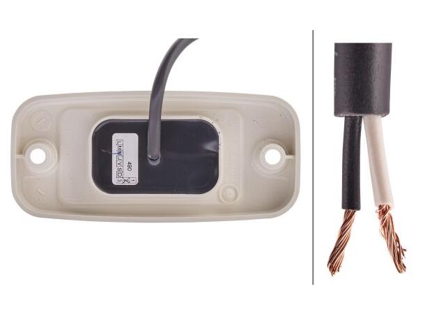 LED posisjonslykt 24V Hvit Hella 