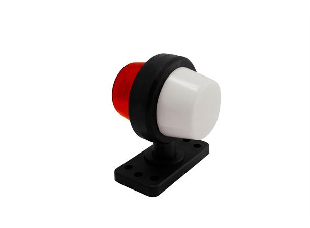 MARK.LYKT, RØD/HVIT, KORT ARM GYLLE 