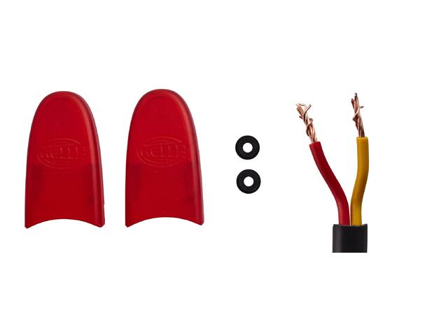 12V Rødt glass Hella 