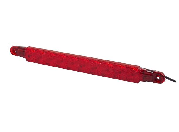 12V Rødt glass Hella 