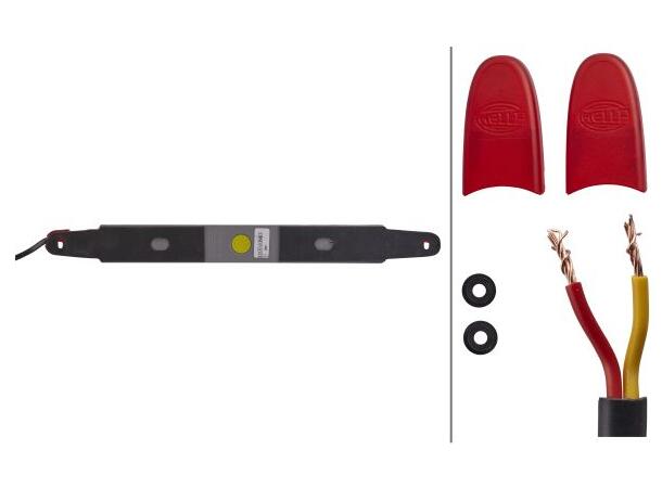 12V Rødt glass Hella 