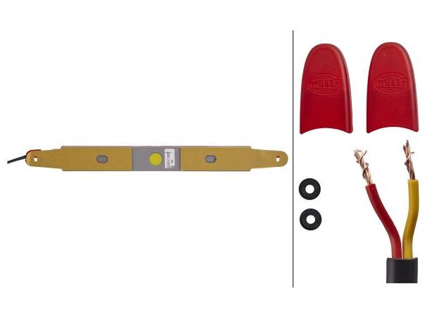 24V Rødt glass Hella 