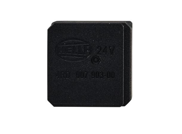 Vekselrele, 24V 10/20A m/motstand Hella 