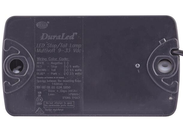 DuraLed Bak-/bremselykt mv 24LED ståend Hella 