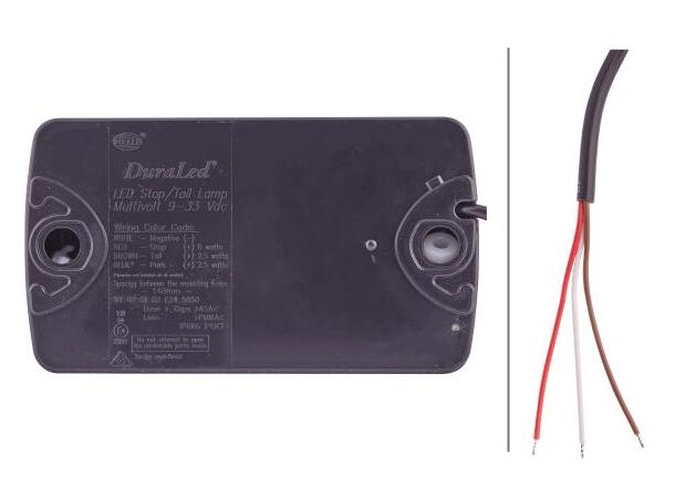 DuraLed Bak-/bremselykt mv 24LED ståend Hella 
