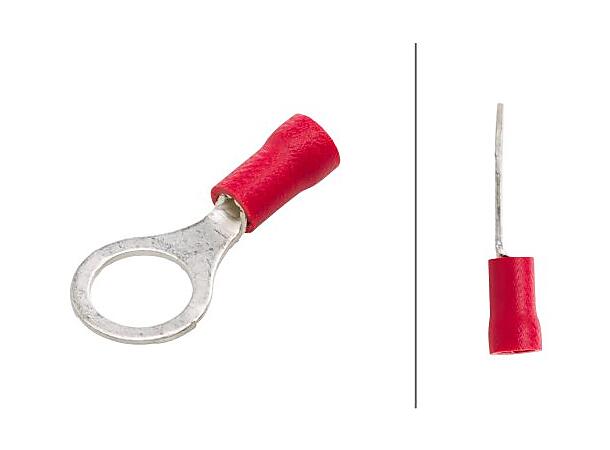 Kabelsko A1585R ring M8 rød Hella 