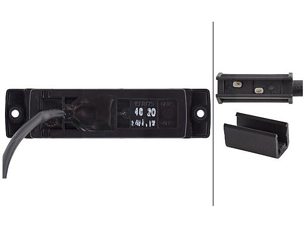 LED Markeringslykt 24V 1Led Rød 300mm Hella 