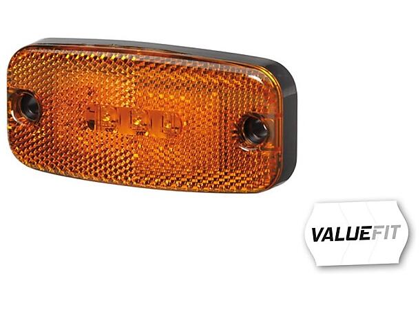 LED sidemarkeringslykt 9-36v 3led Gul VF Hella 