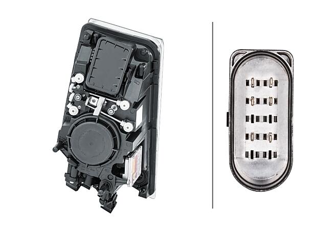 Lysk. Bi-Xenon Volvo FM/FH 09/05- Ve. Hella 