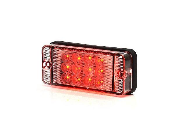 Tåkelys LED klart glass 12-24V E-merkt Strands 