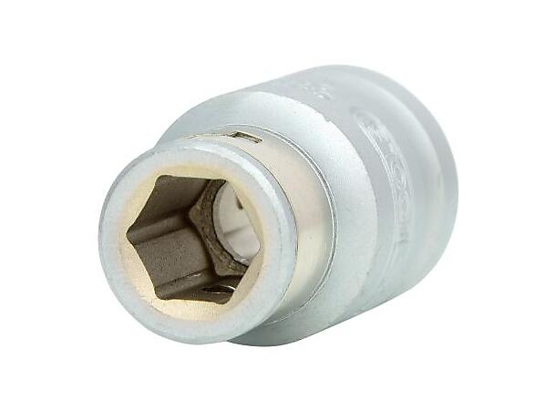 1/2" Bit adaptor socket with clamping ri ng f.bits 10mm 