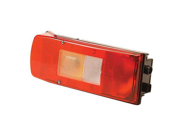 Baklampe Volvo venstre u, skiltlys Rubbolite 