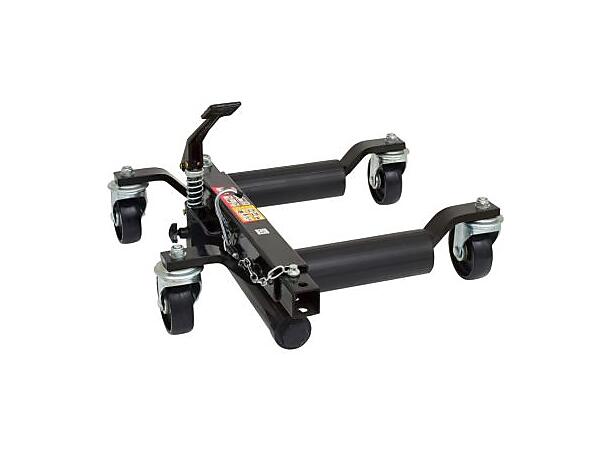 Hydraulic vehicle mover with plastic rol lers, 228mm 