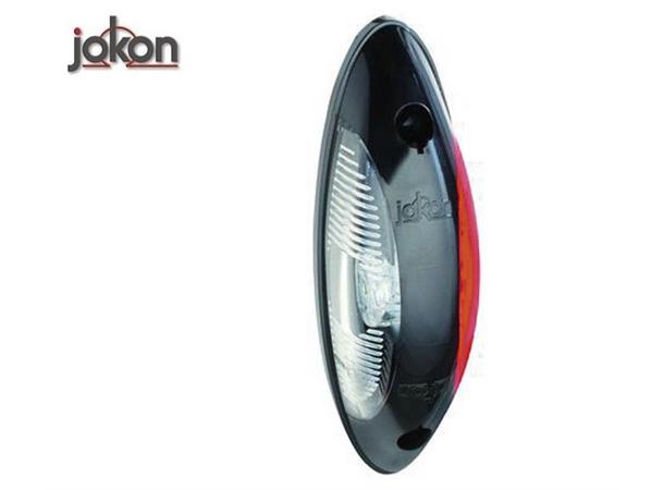 Mark.lykt LED rød/hvit SPL2011 9-32V Jokon 