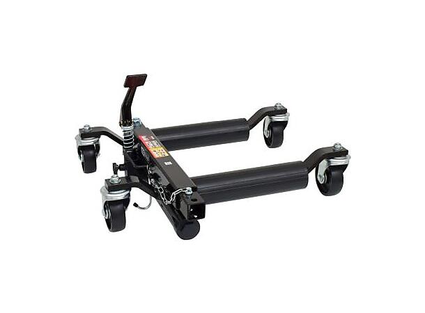 Hydraulic vehicle mover with plastic rol lers, 305mm 