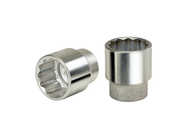 1" 12 Point socket, short, 2" 