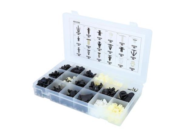 Trim Clips Assortment-Honda, 418 pcs 
