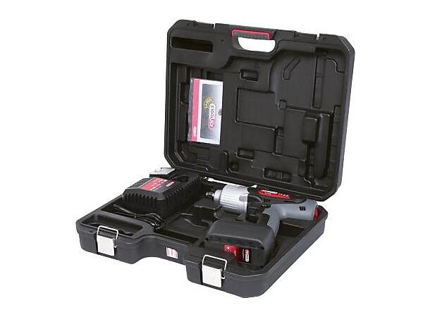 1/2' Cordless impact wrench with torque control,1.800 r.p.m. with 1 battery and 