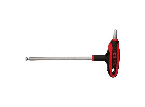 T-handle ball ended hexagon key wrench, 7mm 