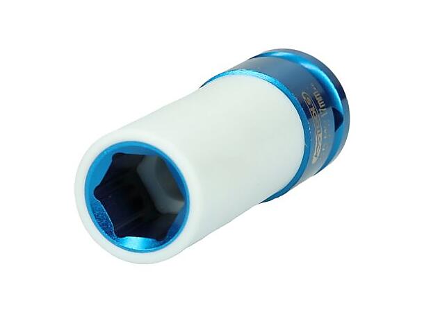 1/2" Aluminium wheel impact socket, deep , 17mm 