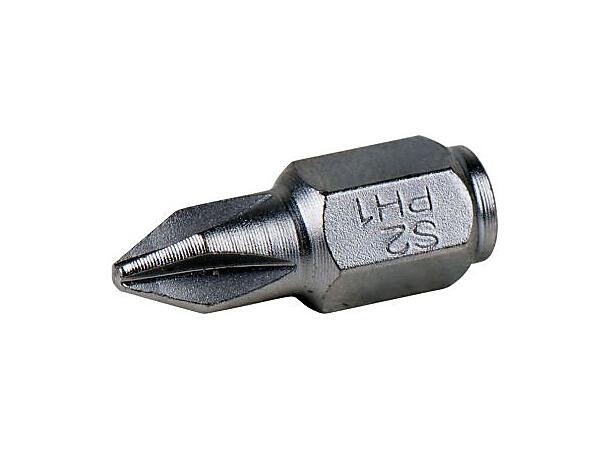 1/4" mini bit for Phillips head screws P H 2, 18 mm 